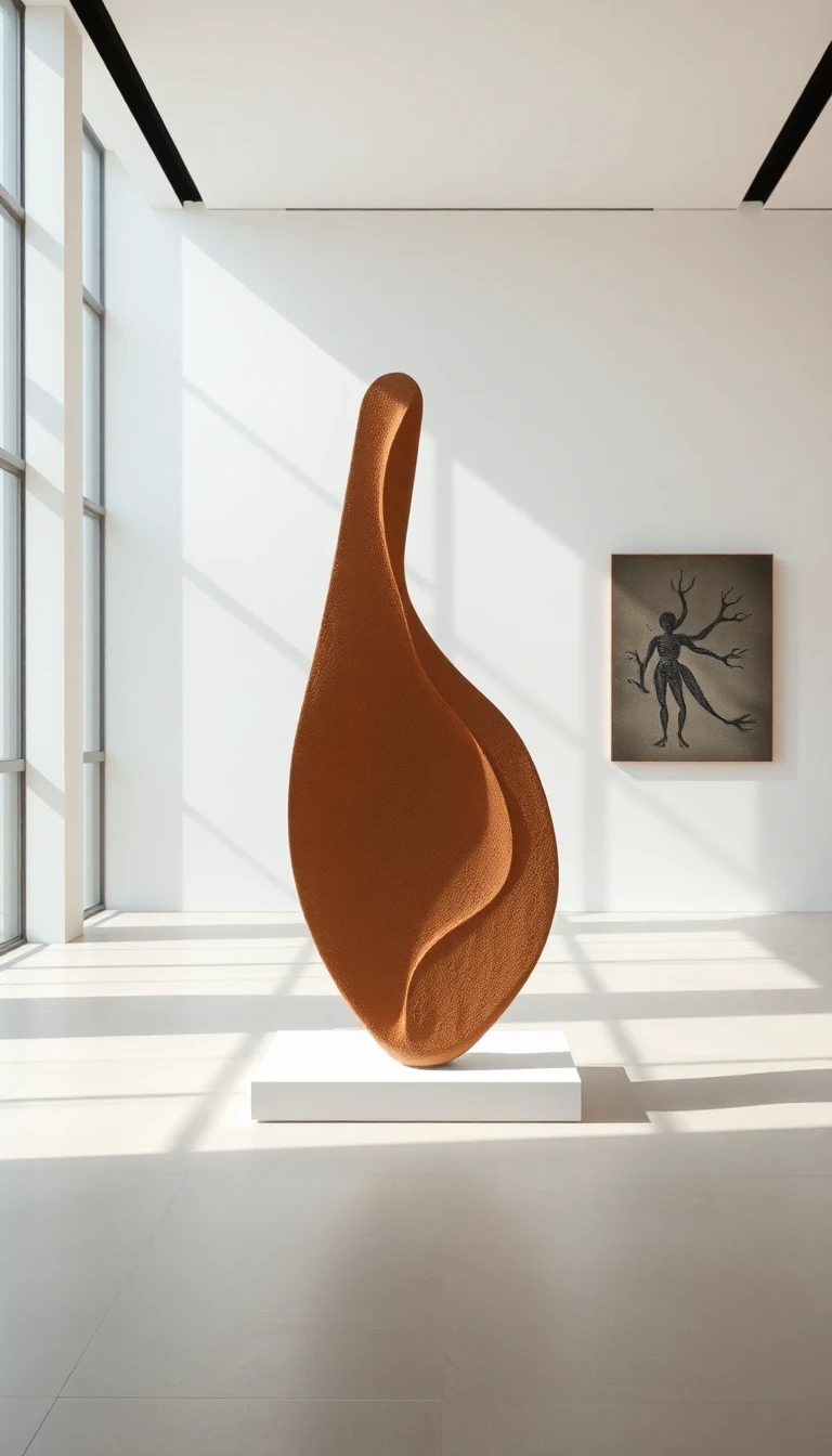Abstract sculpture representing wisdom